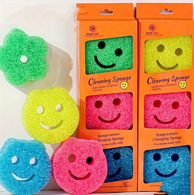Smiley Sponge for cleaning