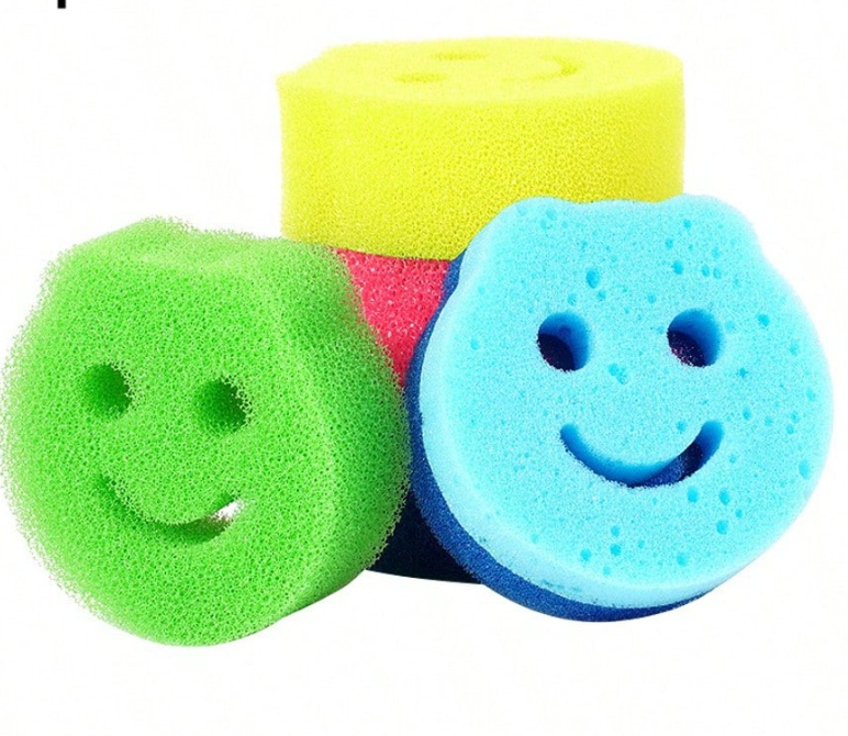 Smiley Sponge for cleaning