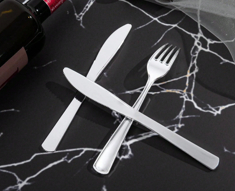 Huge set of steel cutlery 100pcs