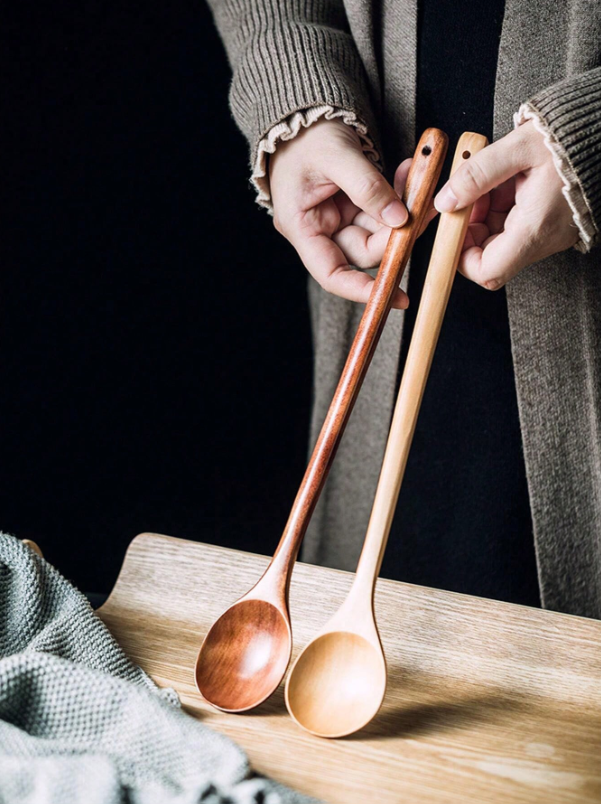 Extended Wooden Spoons For Cooking