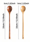 Extended Wooden Spoons For Cooking