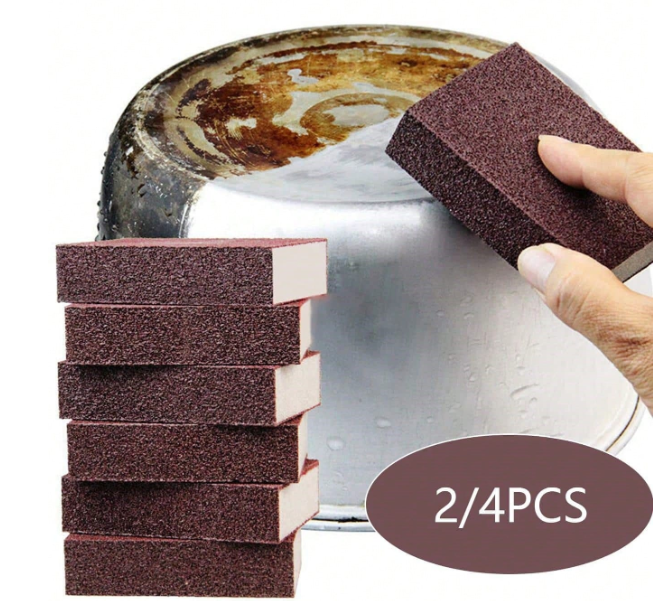 Magic Sponge Eraser Carborundum Removing Rust Cleaning Brush