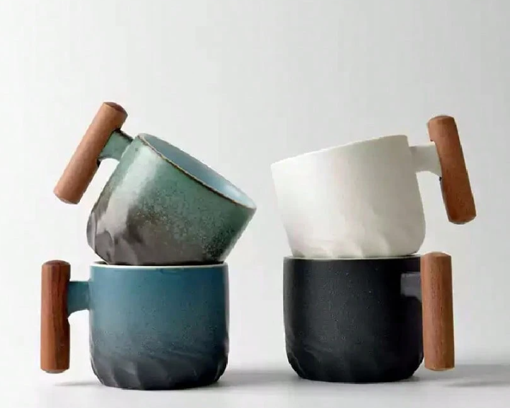 ceramic Retro Coffee Cup