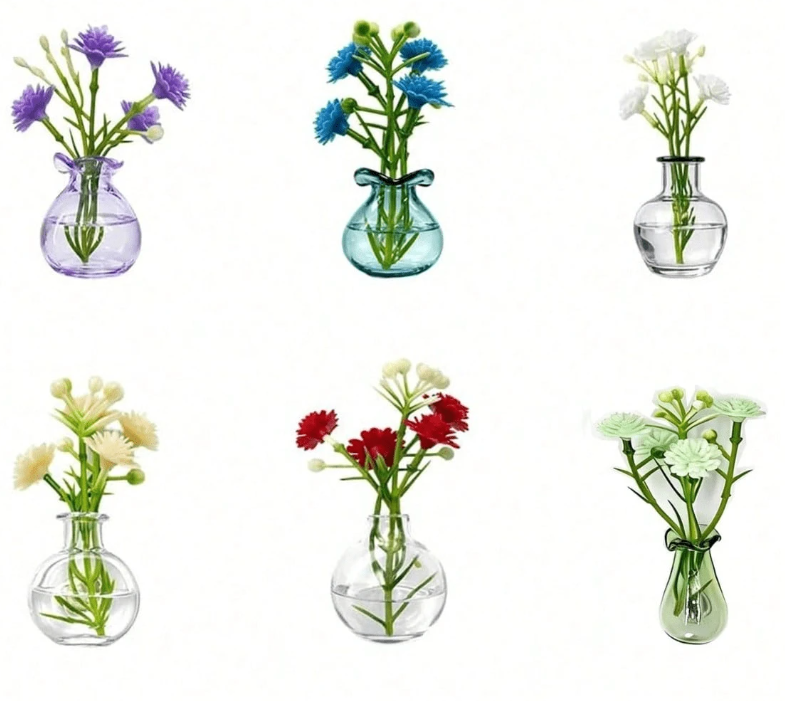 Fridge flower vase decor