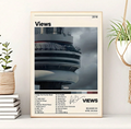 Drake Album Poster canvas painted frame