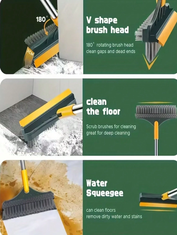 2 in 1 Brush + scrapper