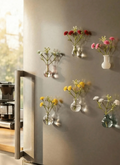 Fridge flower vase decor